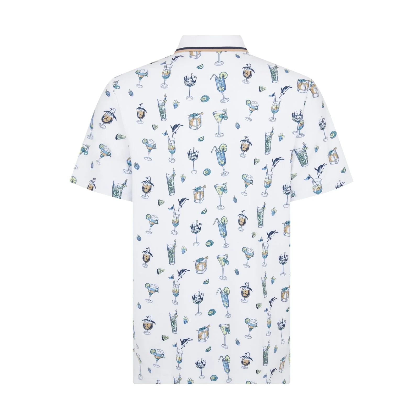 Original Penguin All Over 19th Golf Polo Shirt OGKFE019 - Image 2