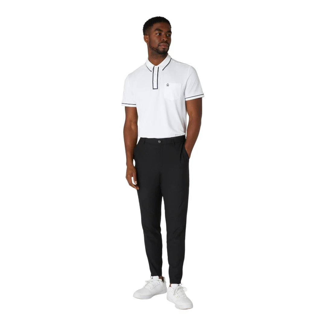 Original Penguin Flat Front Technical Golf Trousers OGBSE076 - Image 3