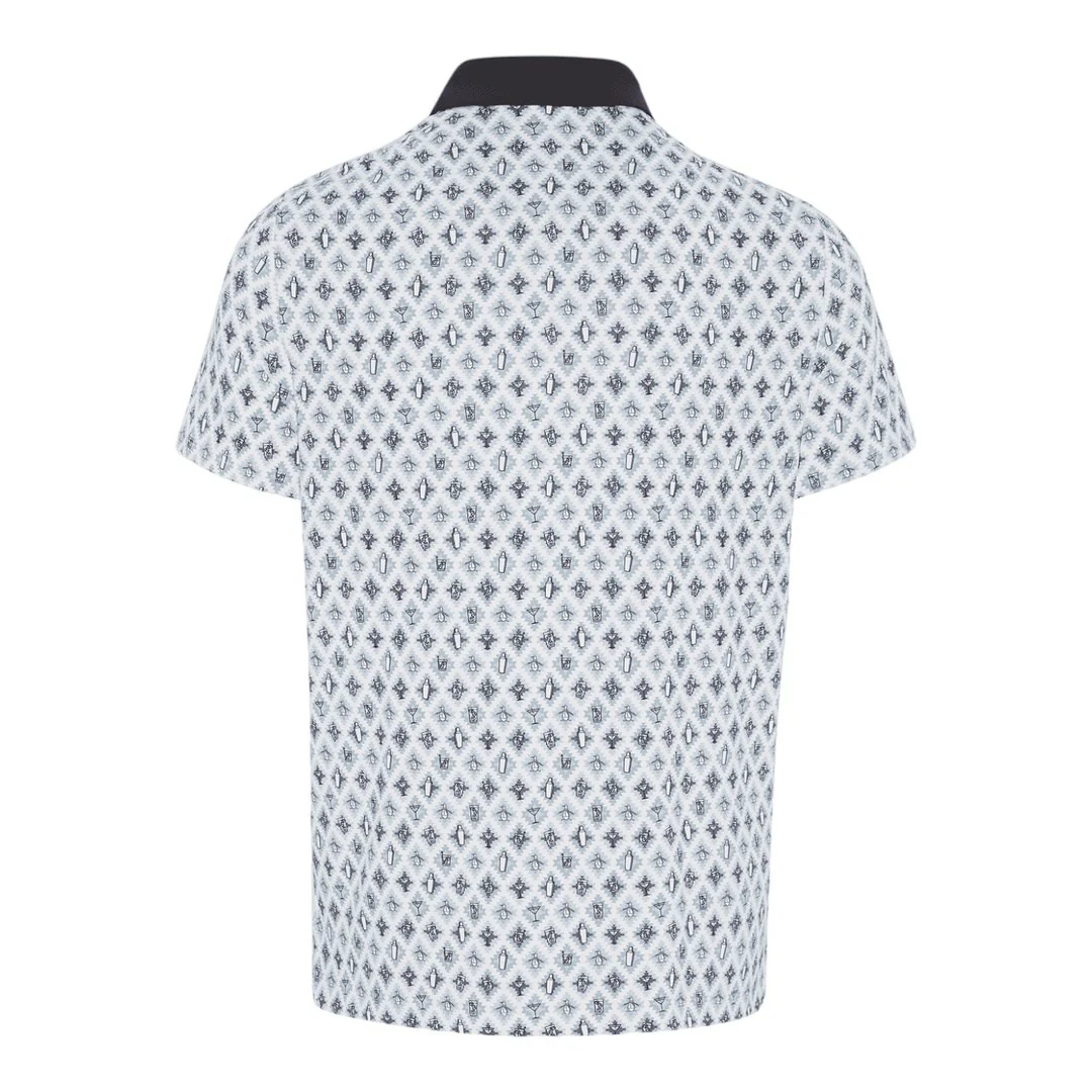 Original Penguin Golf Atomic Cocktail Print Golf Polo Shirt OGKFD031 - Image 2
