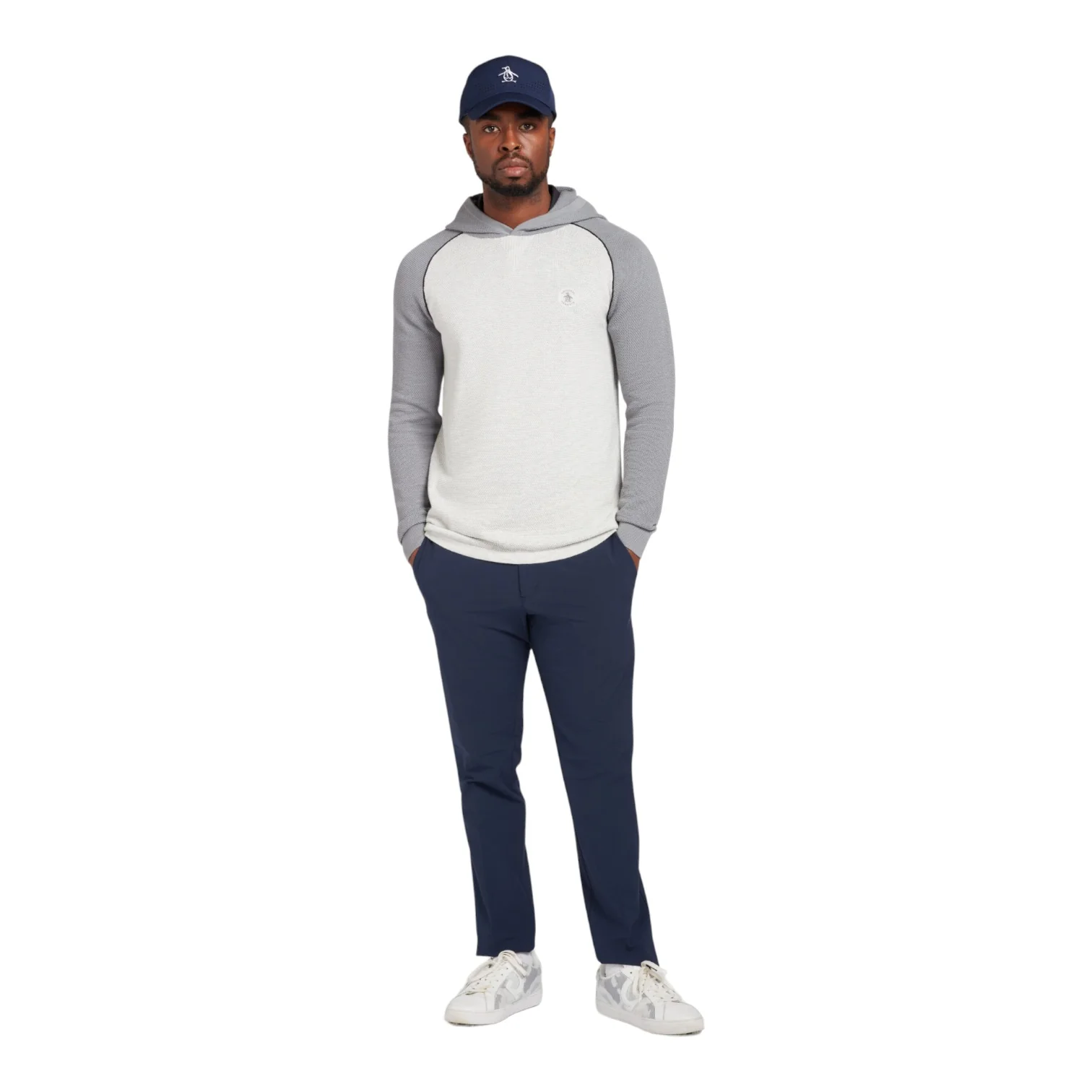 Original Penguin Performance Hooded Golf Mid Layer OGGSD059 - Image 5