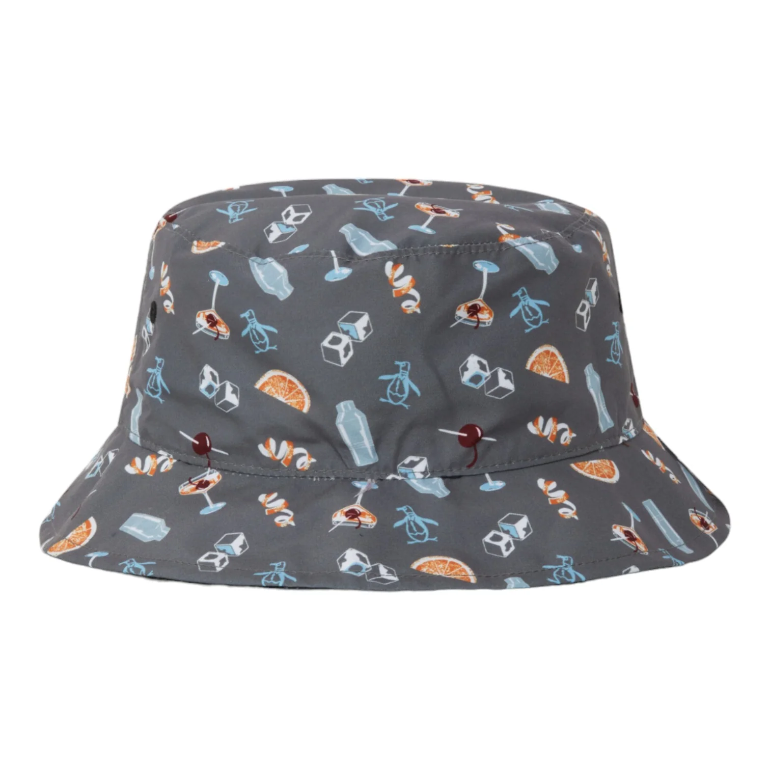 Original Penguin Party Print Reversible Golf Bucket Hat OGAFD004 - Image 2