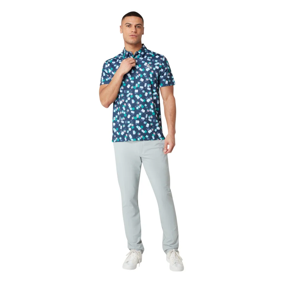 Original Penguin Pete’s Travel Tag Caddy Golf Polo Shirt OGKSF014 - Image 5
