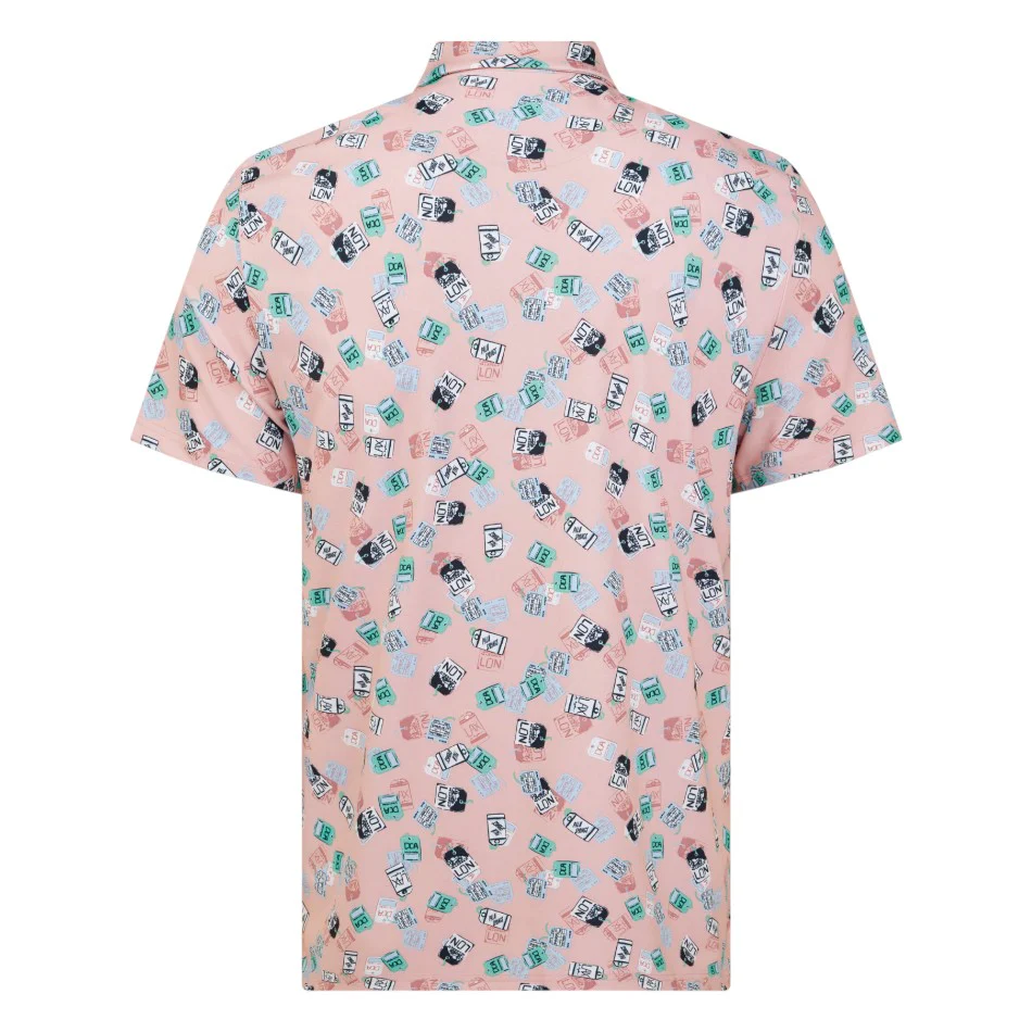 Original Penguin Pete’s Travel Tag Caddy Golf Polo Shirt OGKSF014 - Image 2