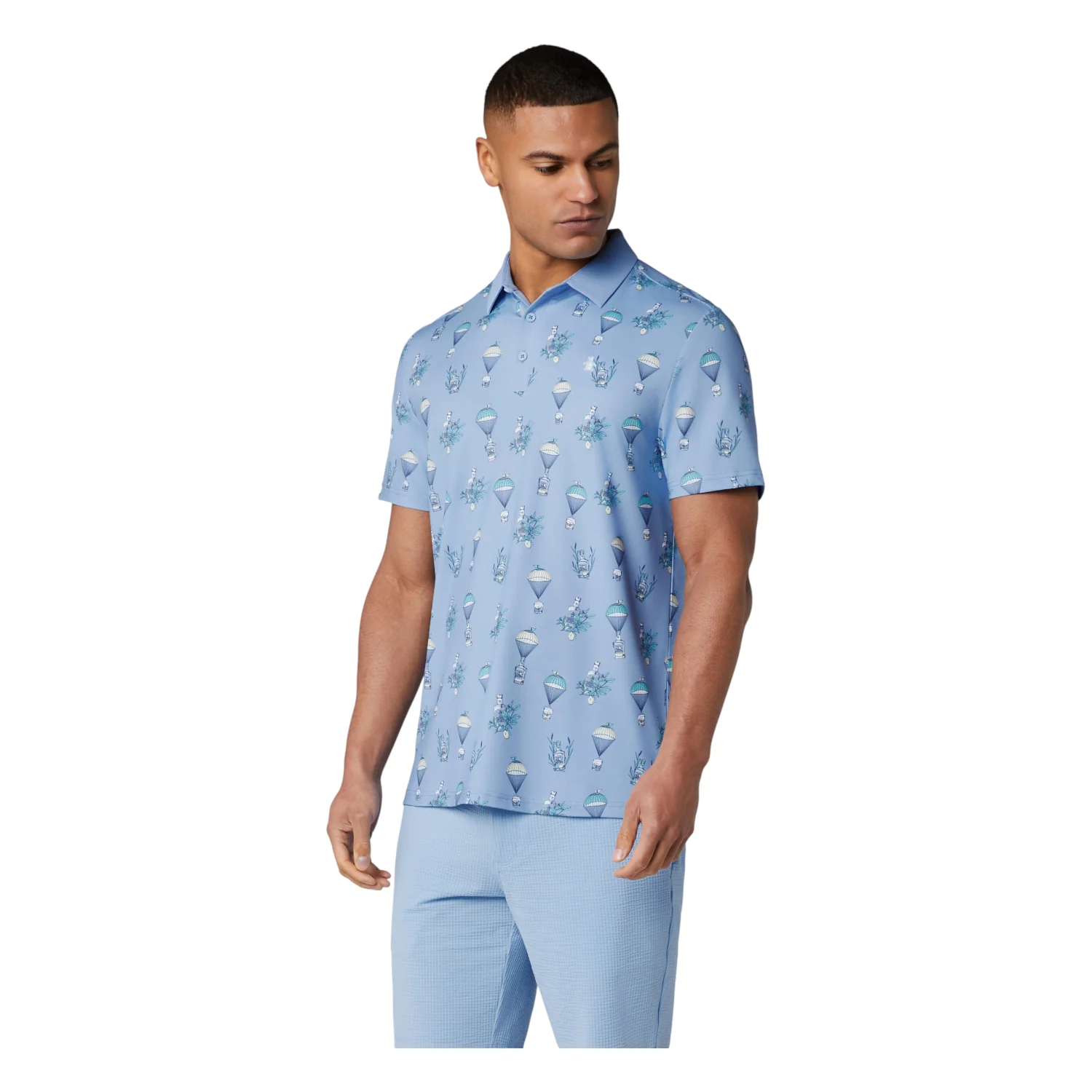 Original Penguin Pete's Botanical Drink Golf Polo Shirt OGKSG040 - Image 5