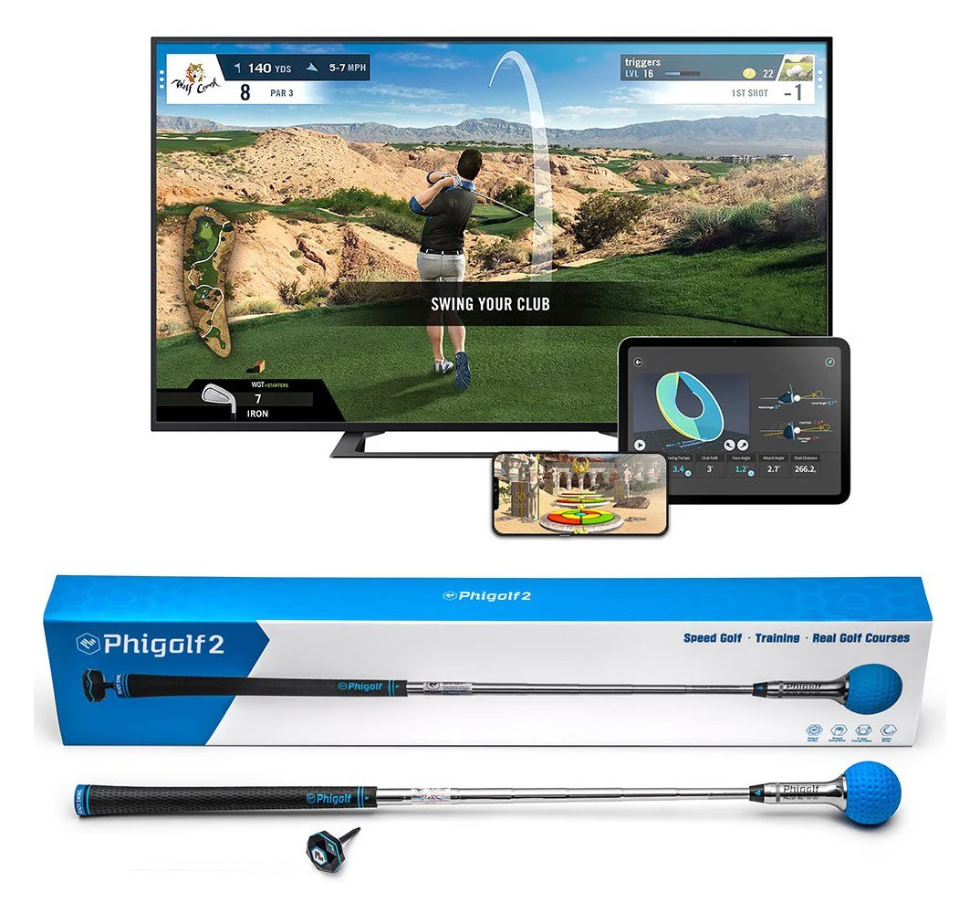 PhiGolf 2 Smart Home & Mobile Golf Simulator