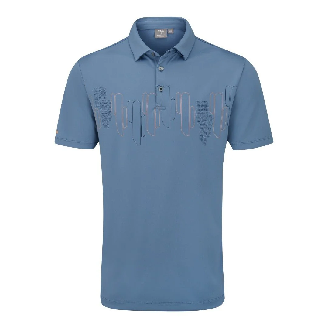 Ping Arizona Cactus Print Golf Polo Shirt P03666