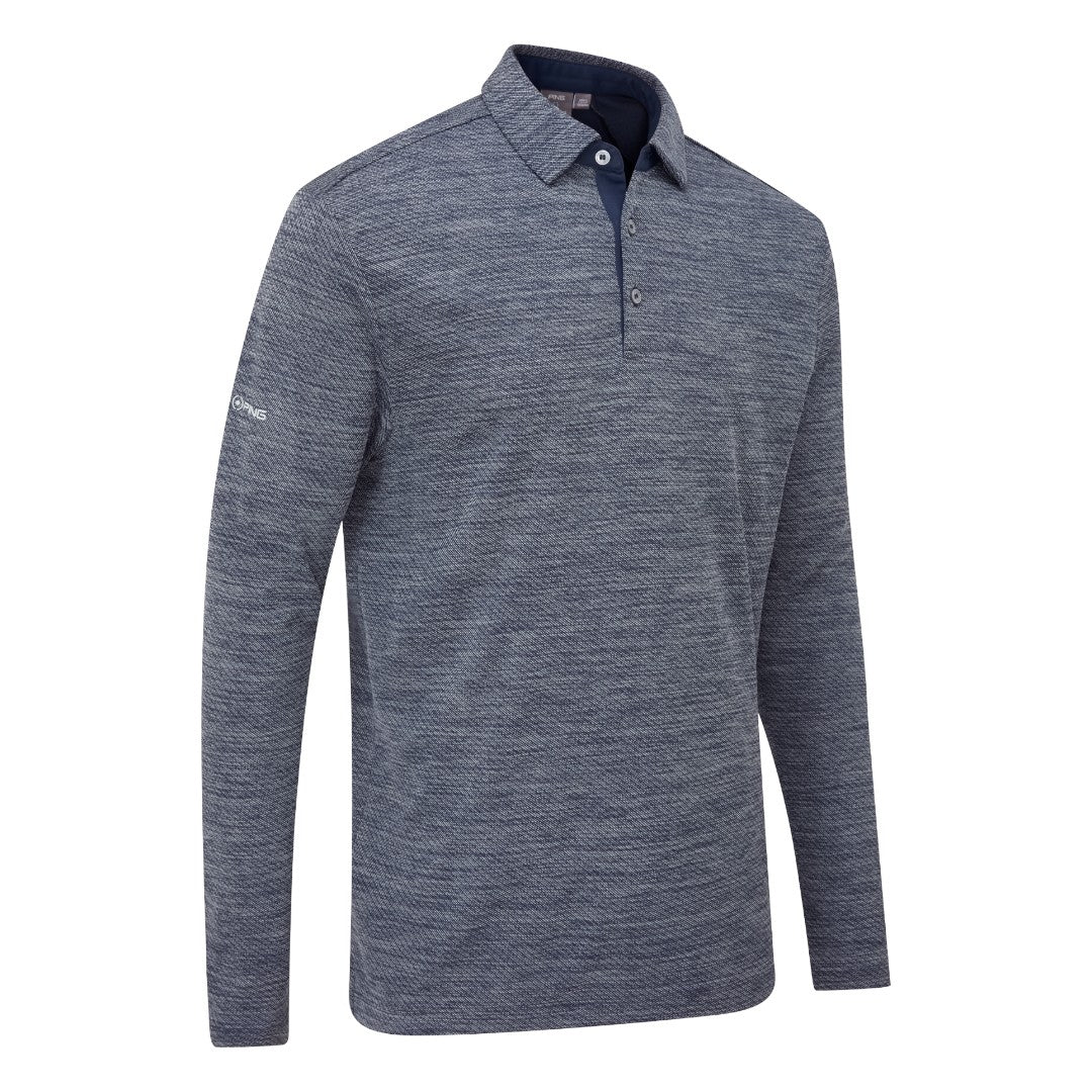 Ping Creek Performance Long Sleeve Polo Shirt P03706 - Image 3