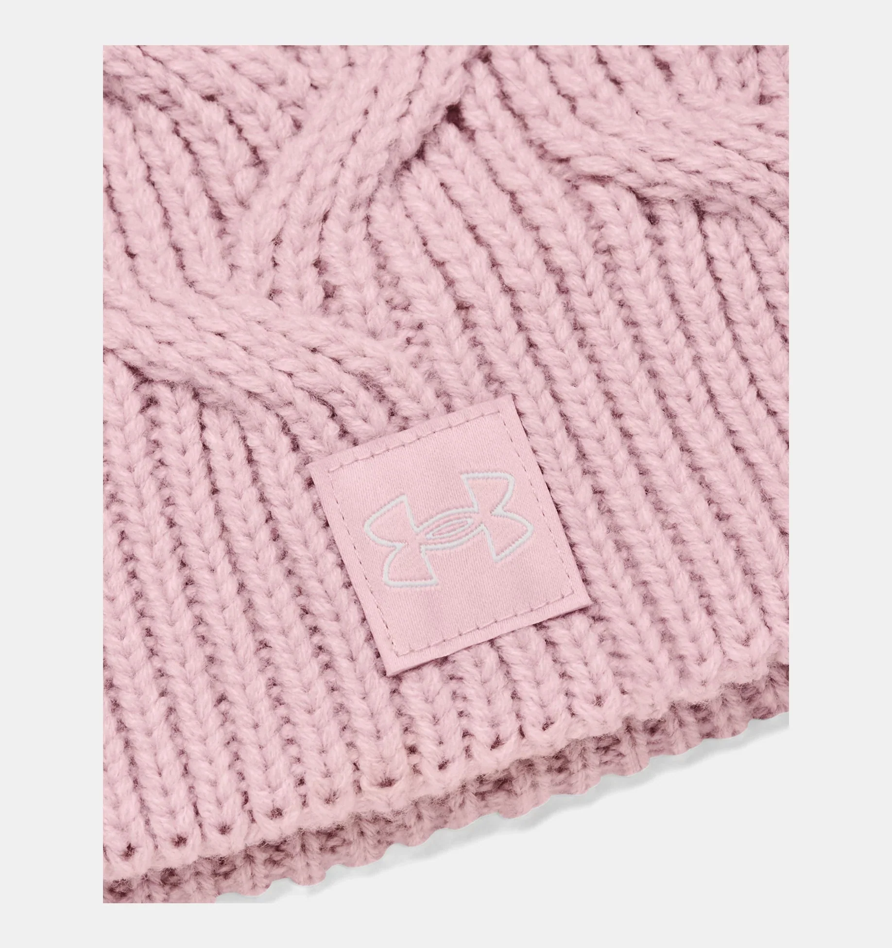 Under Armour Ladies Halftime Cable Knit Golf Beanie 1373099 - Image 2