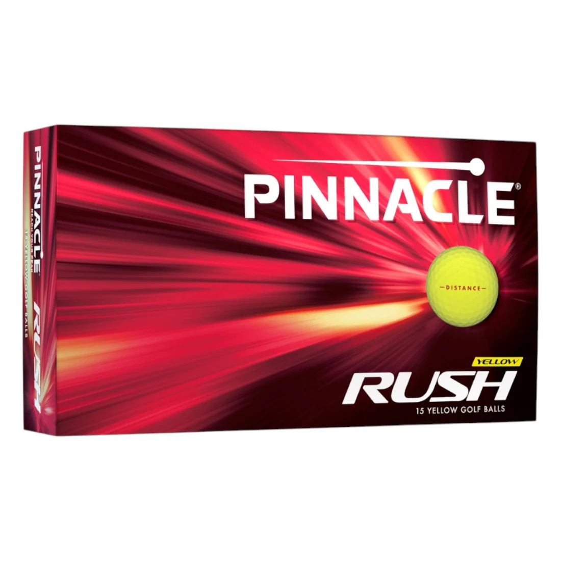 Pinnacle 2025 Rush 15 Pack Golf Balls | Yellow