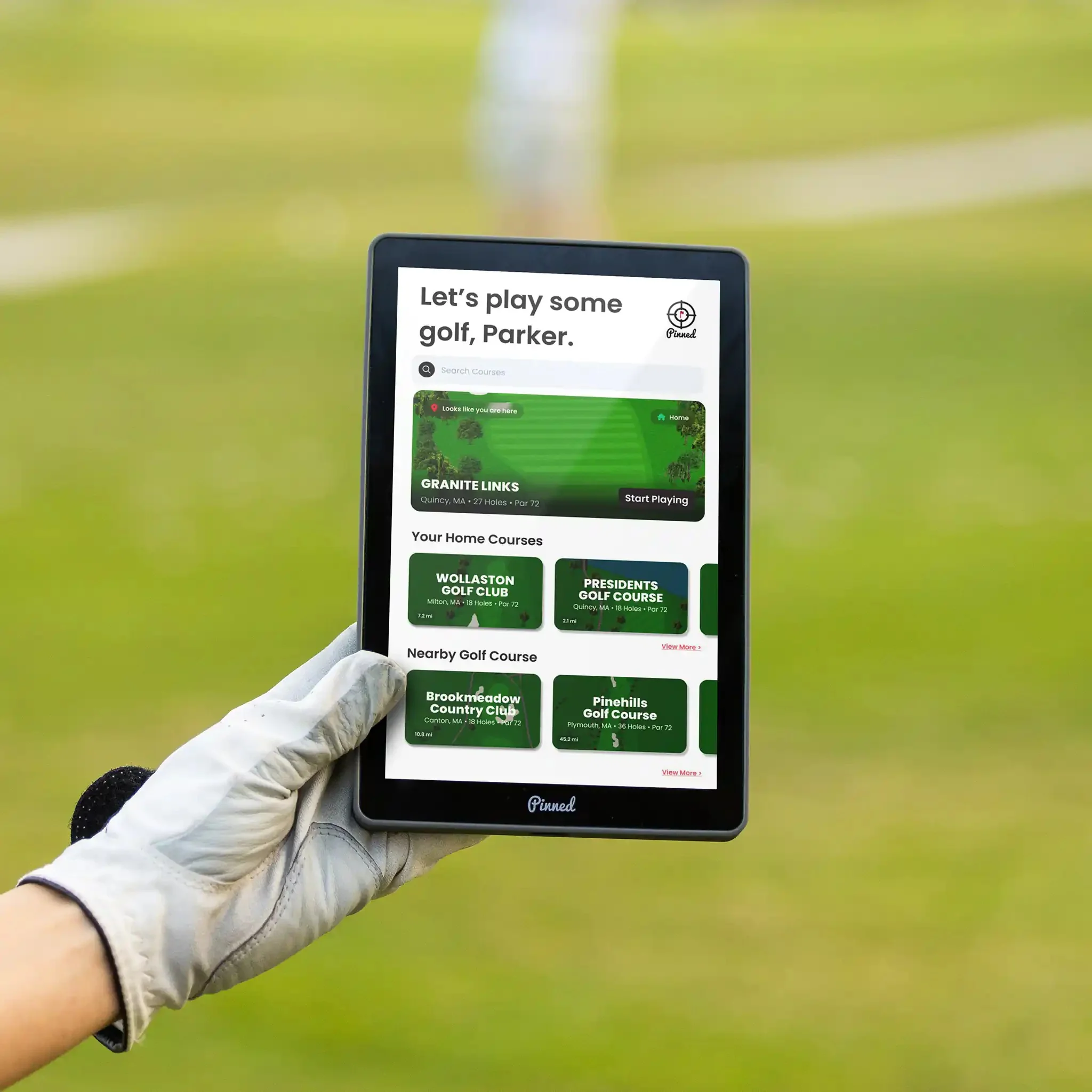 Pinned The Caddie Portable GPS Golf Tablet - Image 3