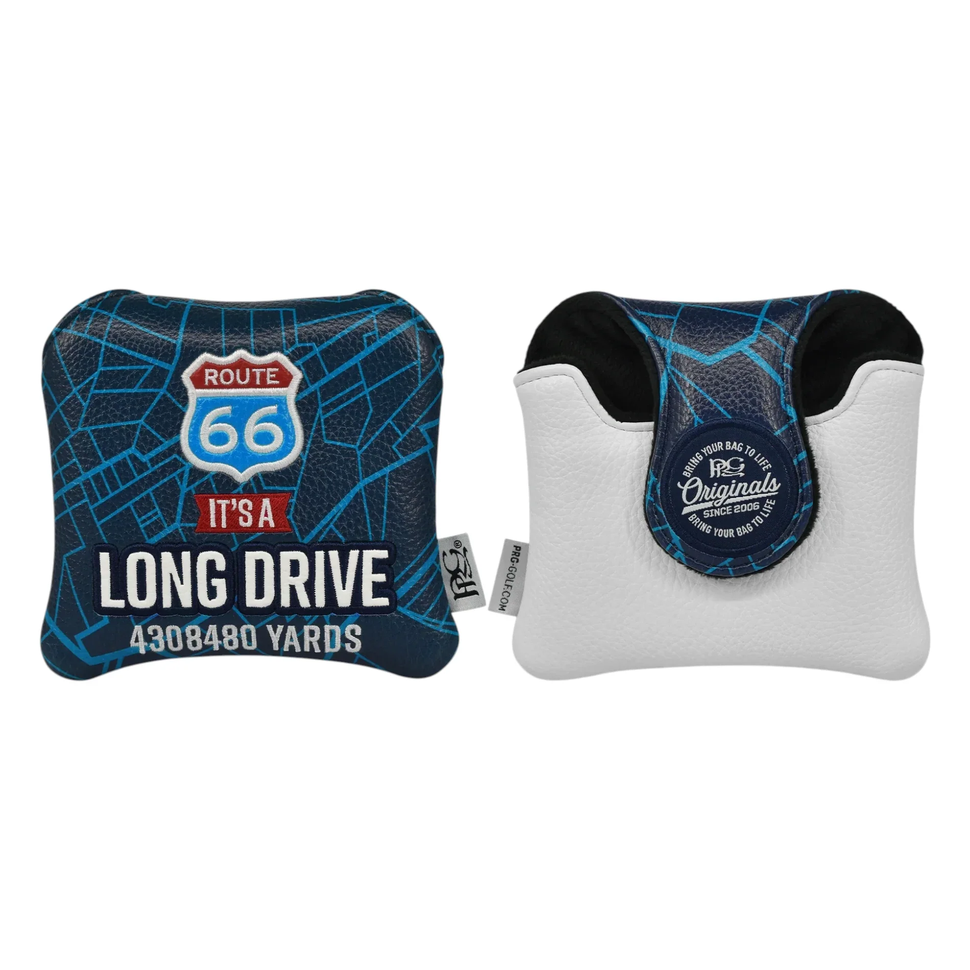 PRG Originals Route 66 Vintage Golf Headcover | Mallet - Image 2