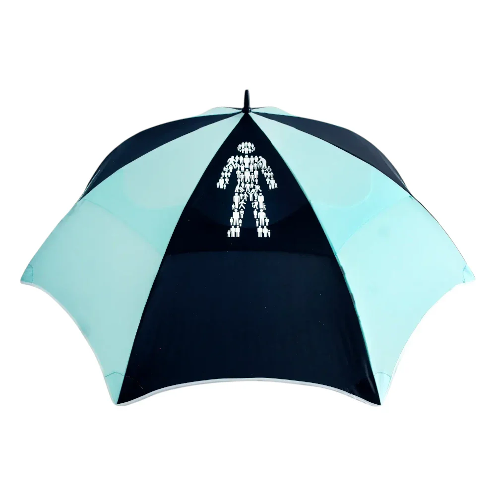 Prostate Cancer 68" Golf Umbrella PCUMBBK - Image 4
