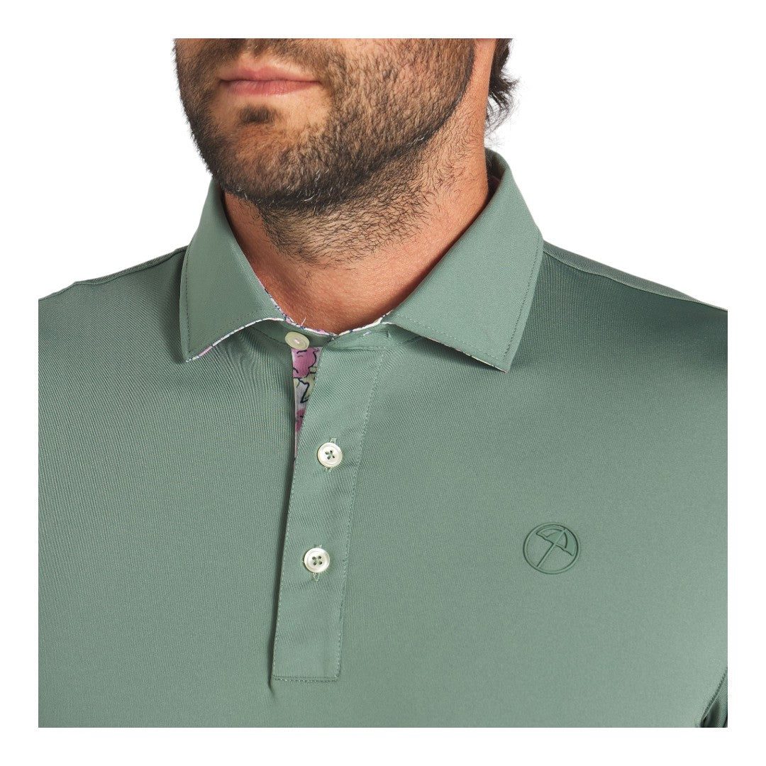 Puma Arnold Palmer Floral Trim Golf Polo Shirt 625937 - Image 5