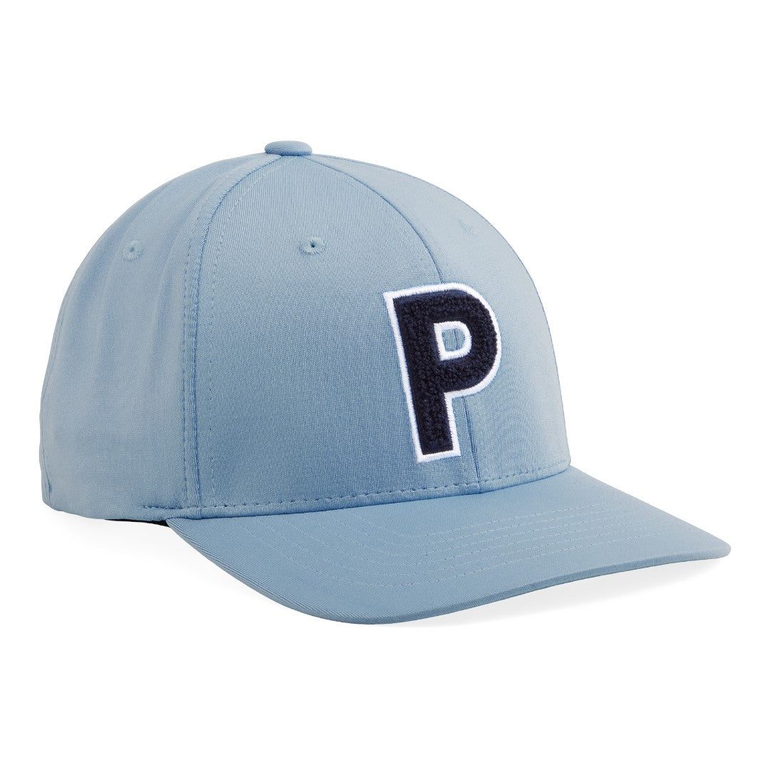 Puma Chenille P Snapback Golf Cap 025456 - Zen Blue