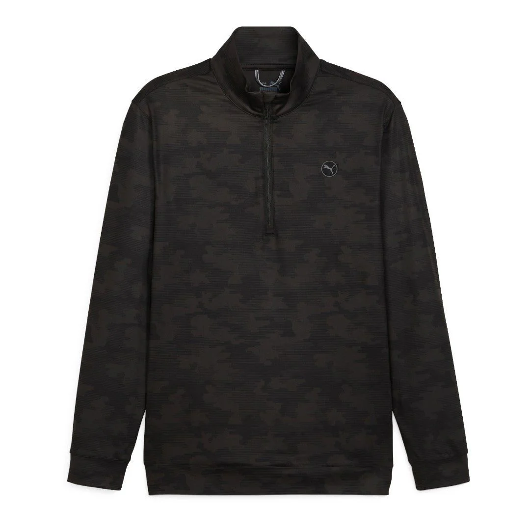 Puma Cloudspun Camo 1/4 Zip Golf Mid Layer 625912 - Image 3