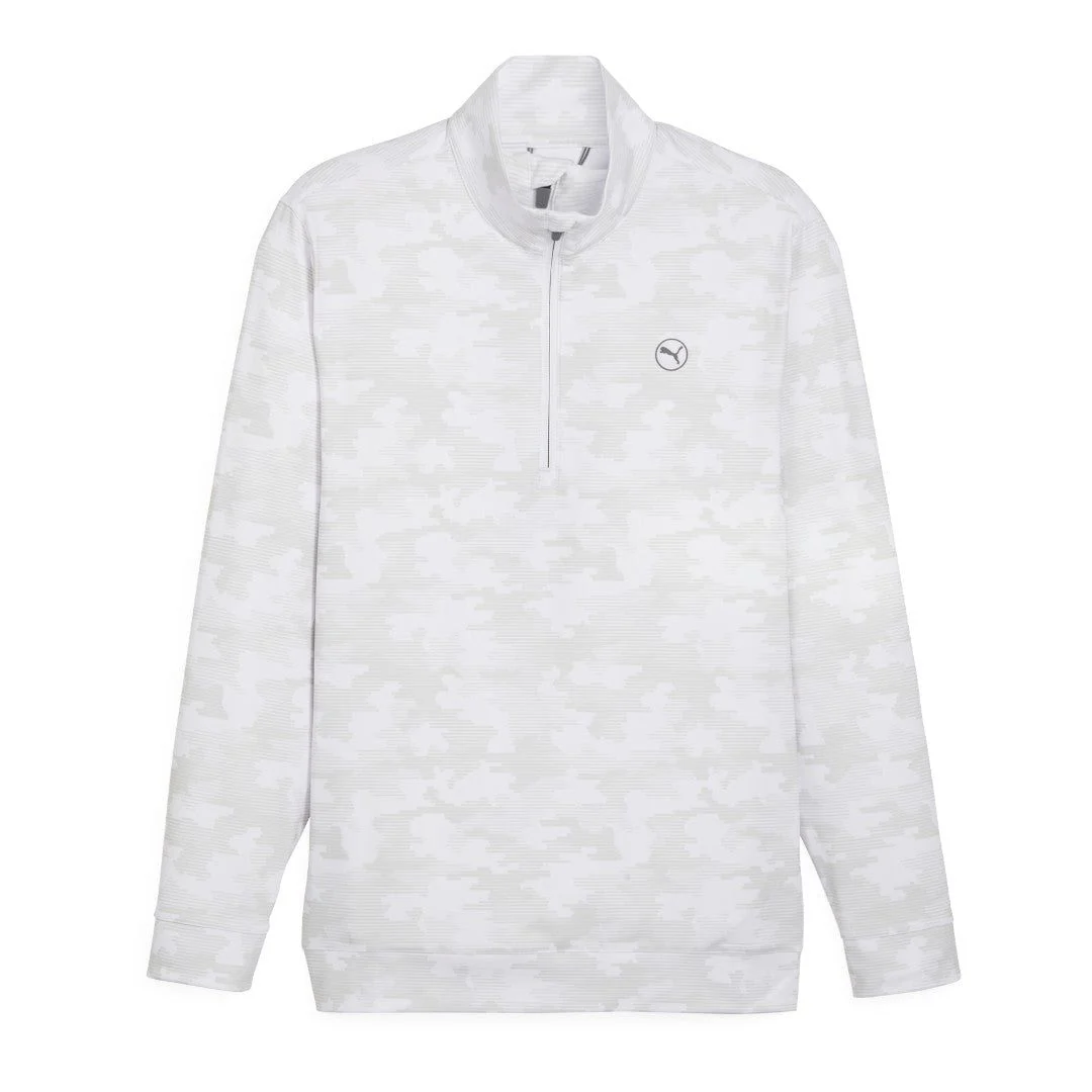 Puma Cloudspun Camo 1/4 Zip Golf Mid Layer 625912 - Image 3