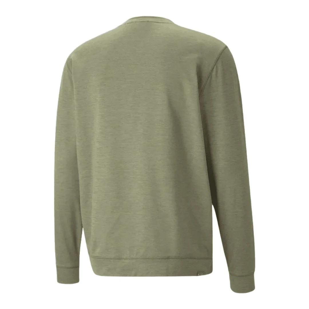 Puma Cloudspun Heather Crew Neck Golf Sweater 537467 - Image 2