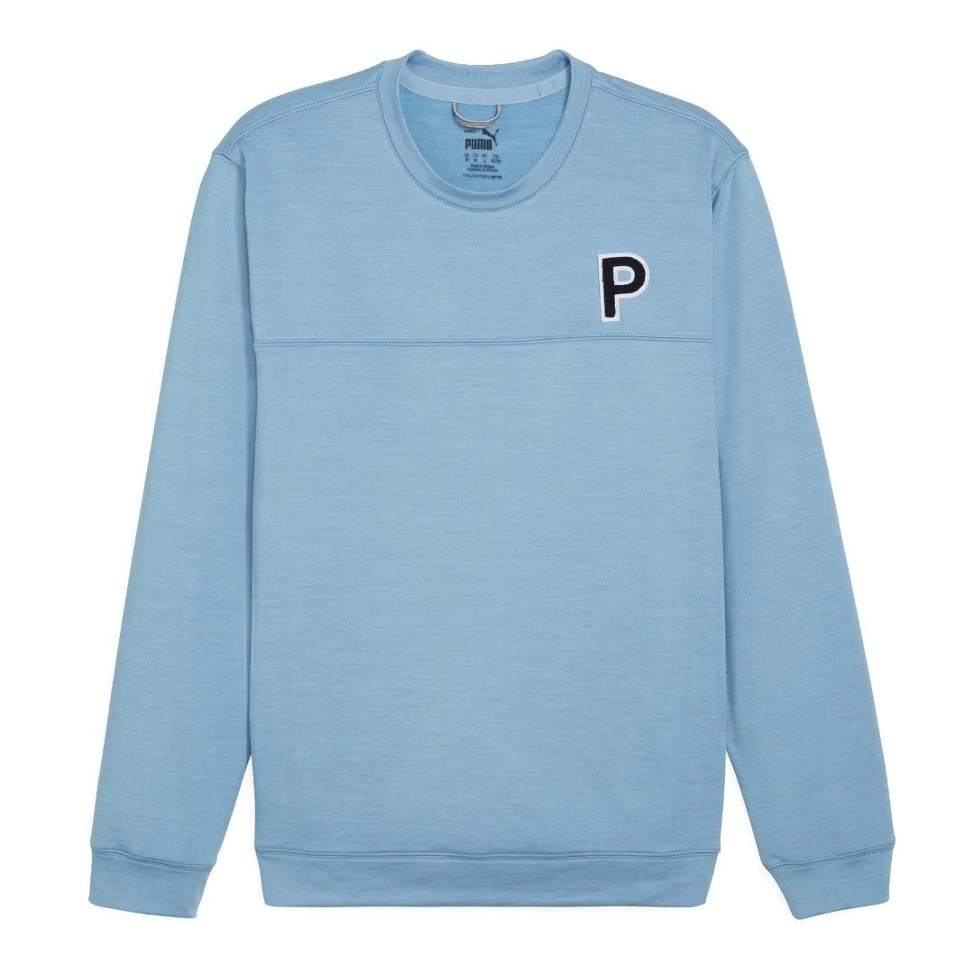 Puma Cloudspun Patch Crew Neck Golf Mid Layer 625111 - Image 3