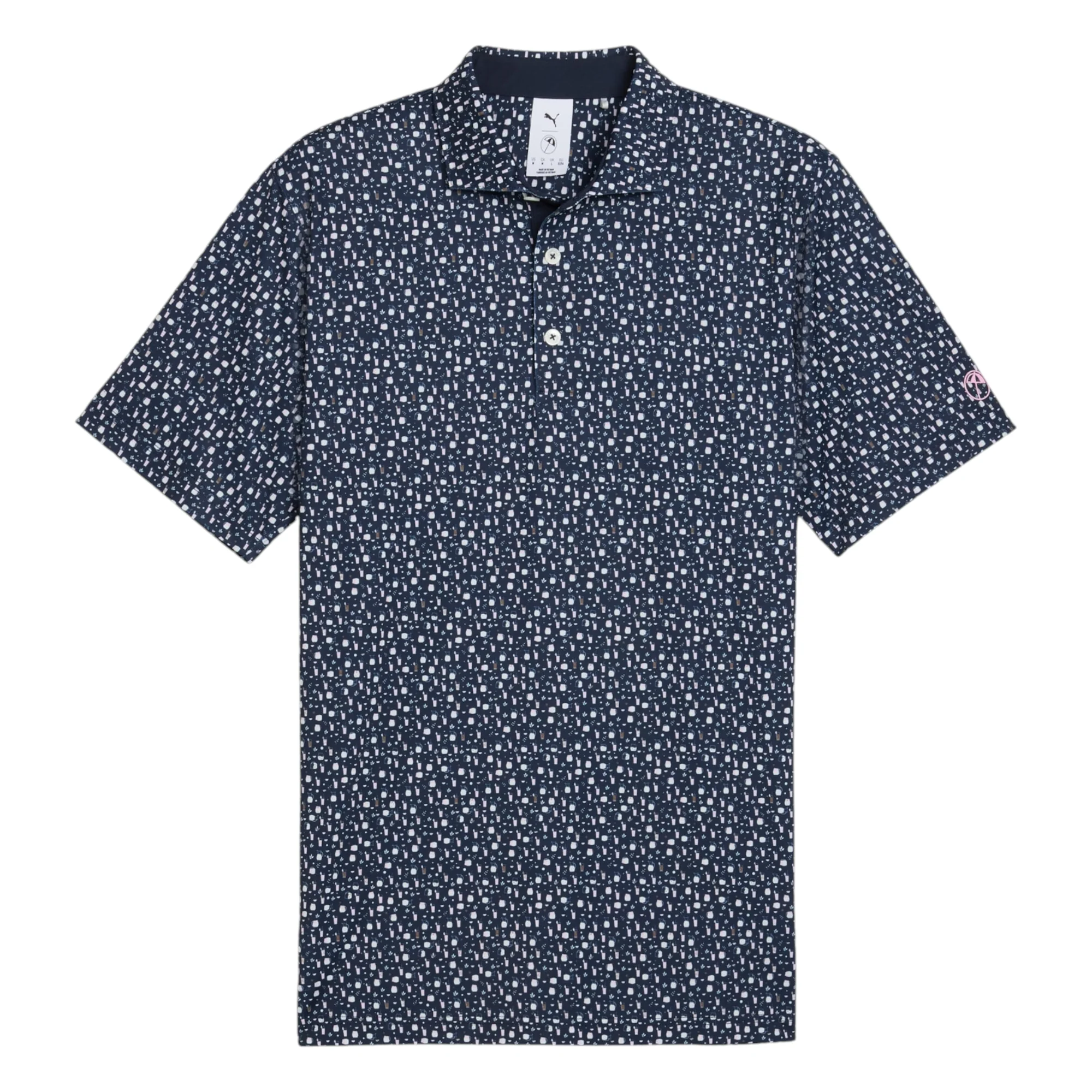 Puma Golf X Arnold Palmer Tea Time Golf Polo Shirt 630298