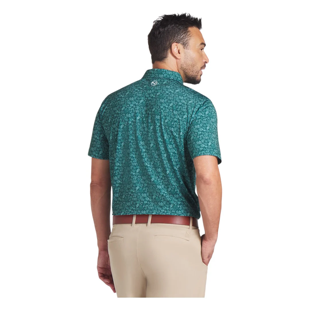 Puma MATTR Peach Stand Golf Polo Shirt 630579 - Image 2
