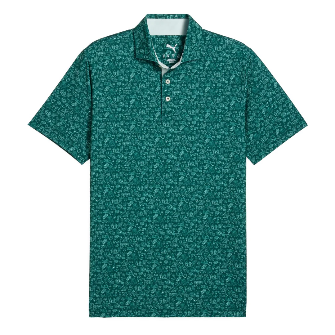 Puma MATTR Peach Stand Golf Polo Shirt 630579 - Image 4