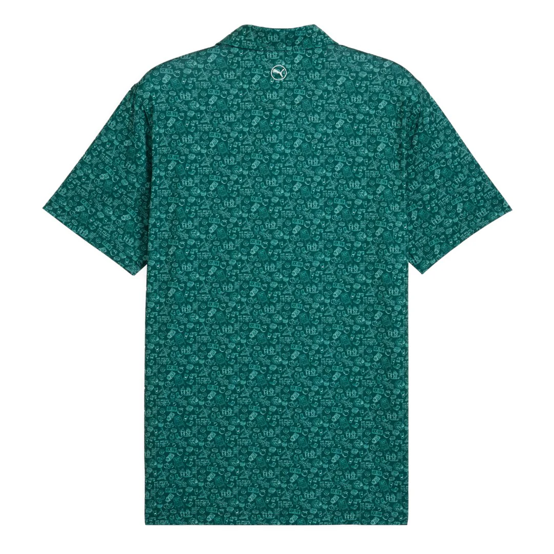 Puma MATTR Peach Stand Golf Polo Shirt 630579 - Image 5
