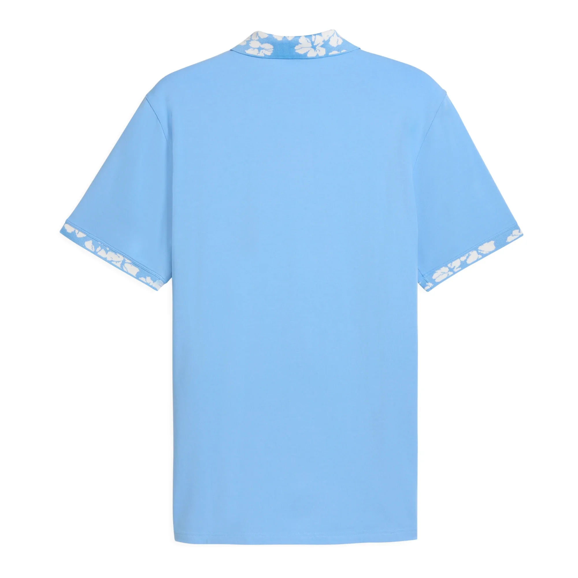 Puma Modalon Floral Rib Golf Polo Shirt 634855 - Image 2