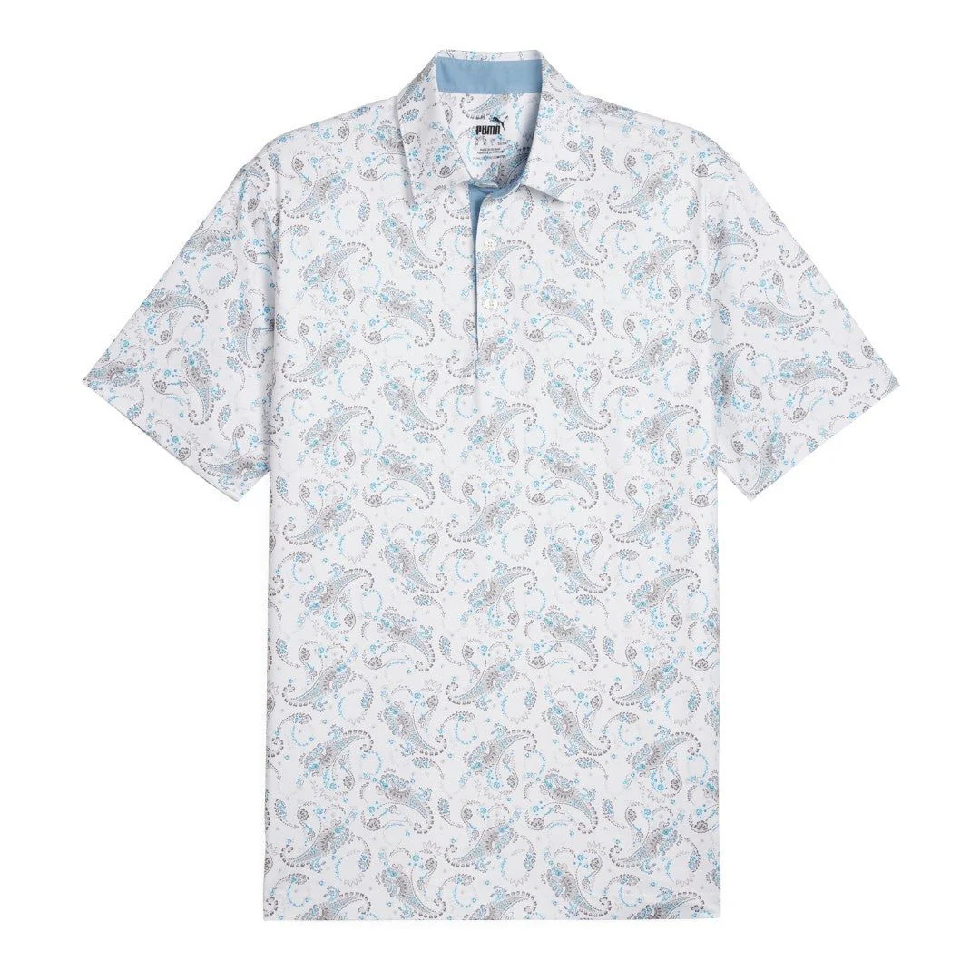 Puma Paisley Golf Polo Shirt 628064