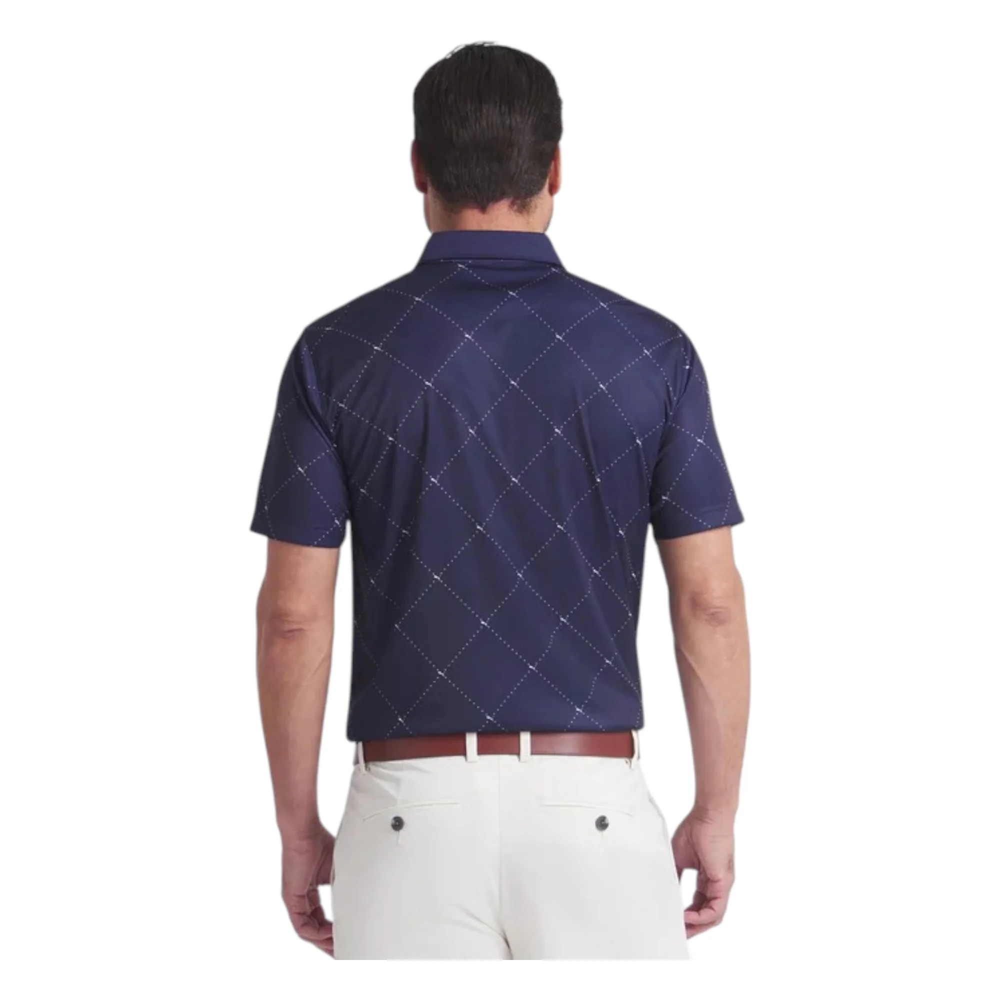 Puma Pure 2.0 Argyle Golf Polo Shirt 629322 - Image 2