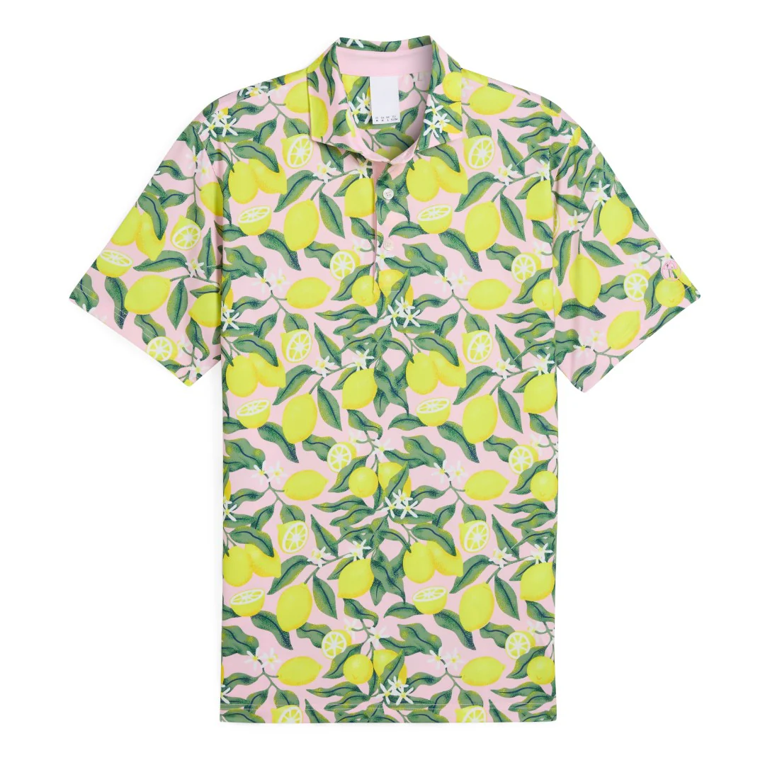 Puma x Arnold Palmer Lemon Branch Golf Polo Shirt 630299 - Image 4