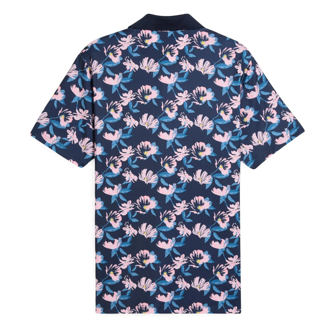 Puma x Arnold Palmer Spring Florals Golf Polo Shirt 630771 - Image 4