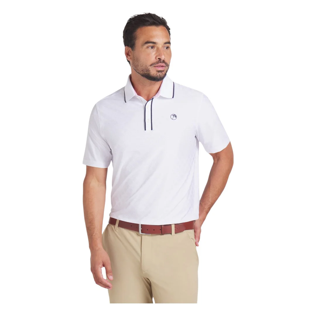 Puma x Arnold Palmer Tipped Jacquard Golf Polo Shirt 630179