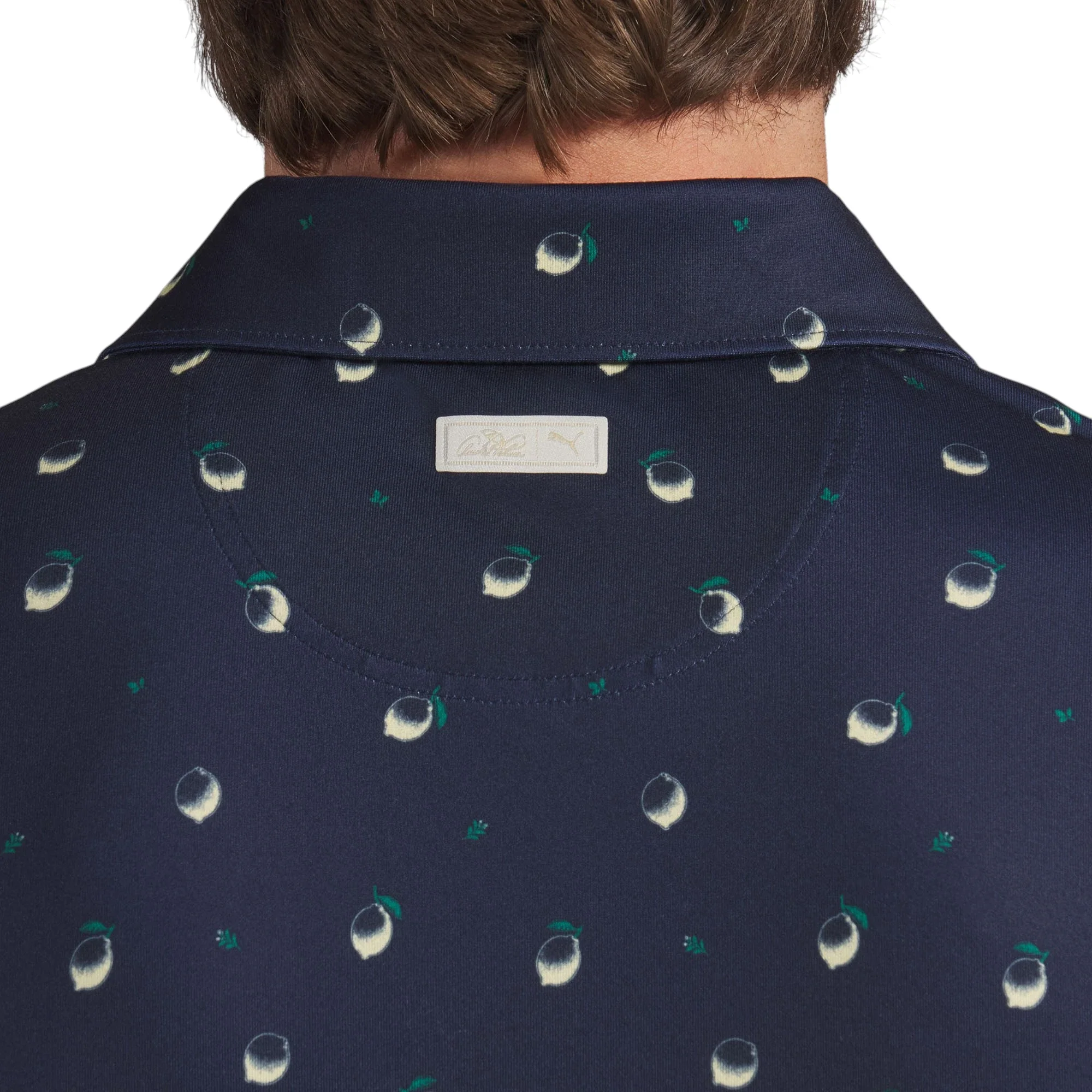 Puma X Arnold Palmer Cloudspun Lemon Golf Polo Shirt 635591 - Image 3