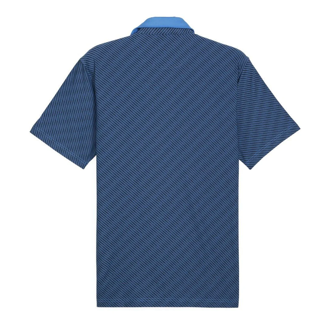 Puma X Arnold Palmer Jacquard Stripe Golf Polo Shirt 623953 - Image 4