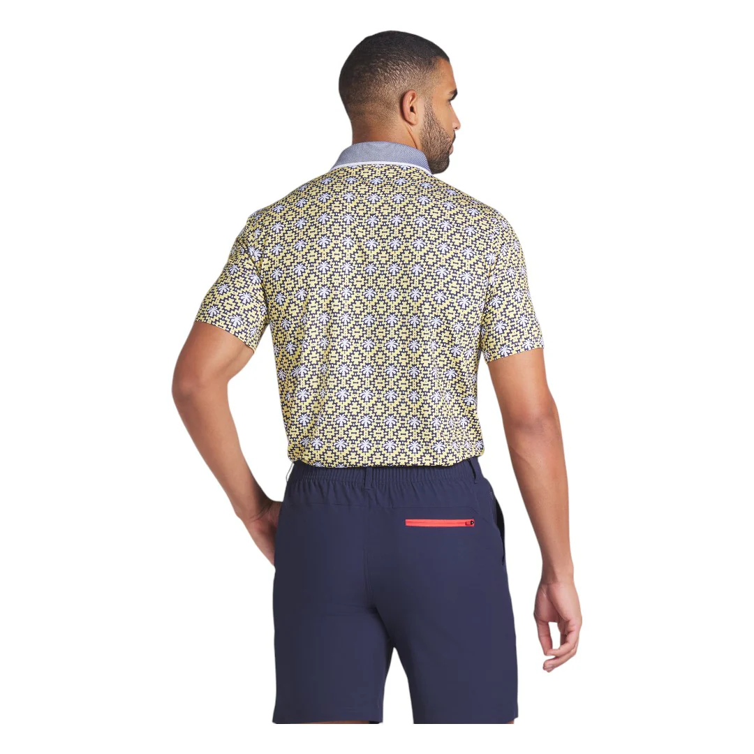 Puma x Palm Tree Crew Tile Golf Polo Shirt 630033 - Image 2