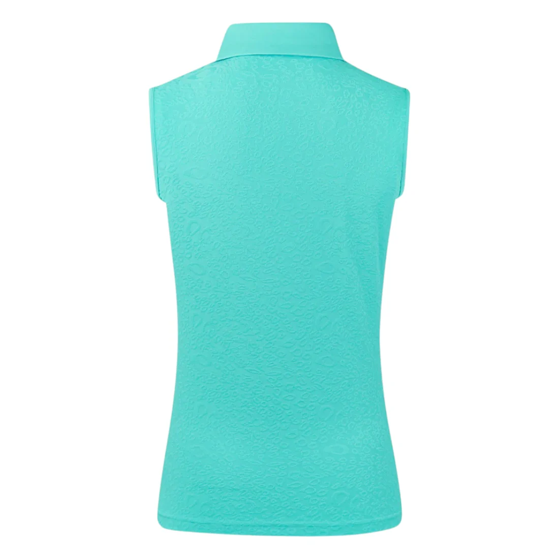 Pure Golf Ladies Christy Jacquard Sleeveless Golf Polo Shirt PG-95066 - Image 3
