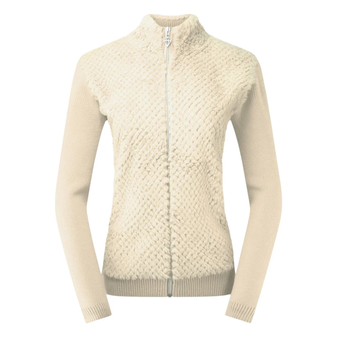 Pure Golf Ladies Ellisa Faux Fur Full Zip Golf Mid Layer PG-58508