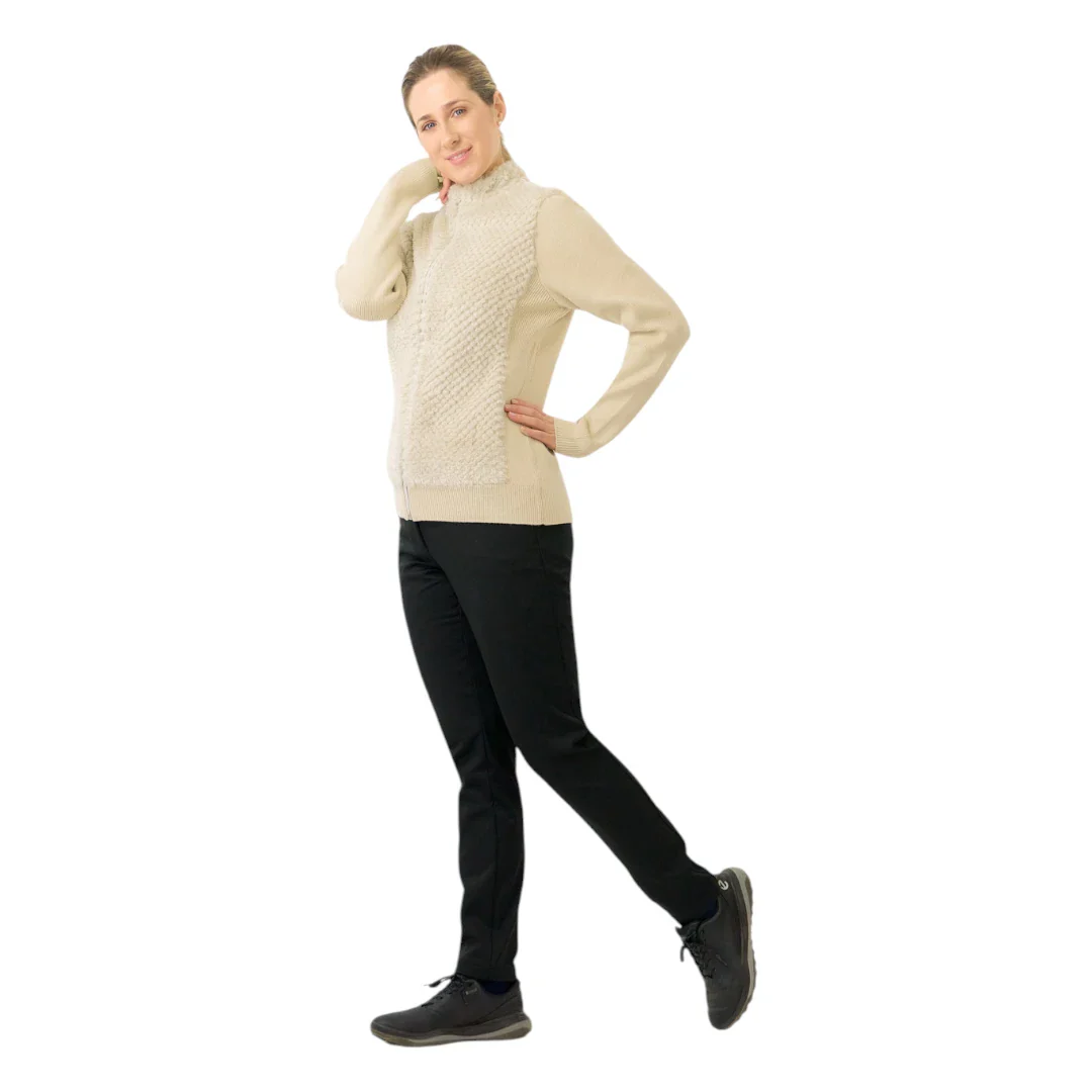 Pure Golf Ladies Ellisa Faux Fur Full Zip Golf Mid Layer PG-58508 - Image 8