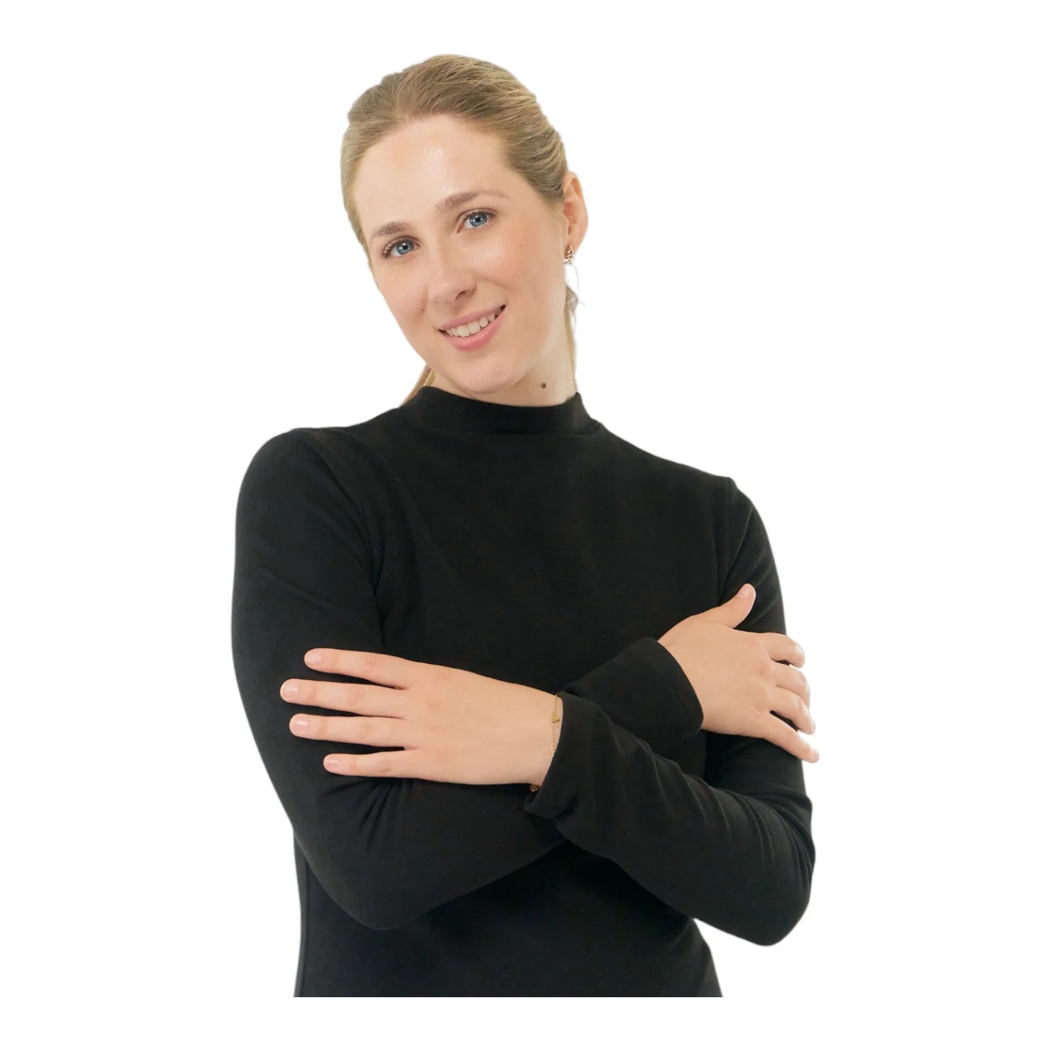 Pure Golf Ladies Fern Super Soft Mini Mock Neck Golf Top PG-38502 - Image 5