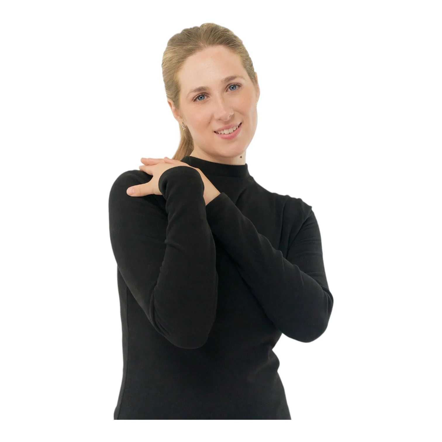 Pure Golf Ladies Fern Super Soft Mini Mock Neck Golf Top PG-38502 - Image 6