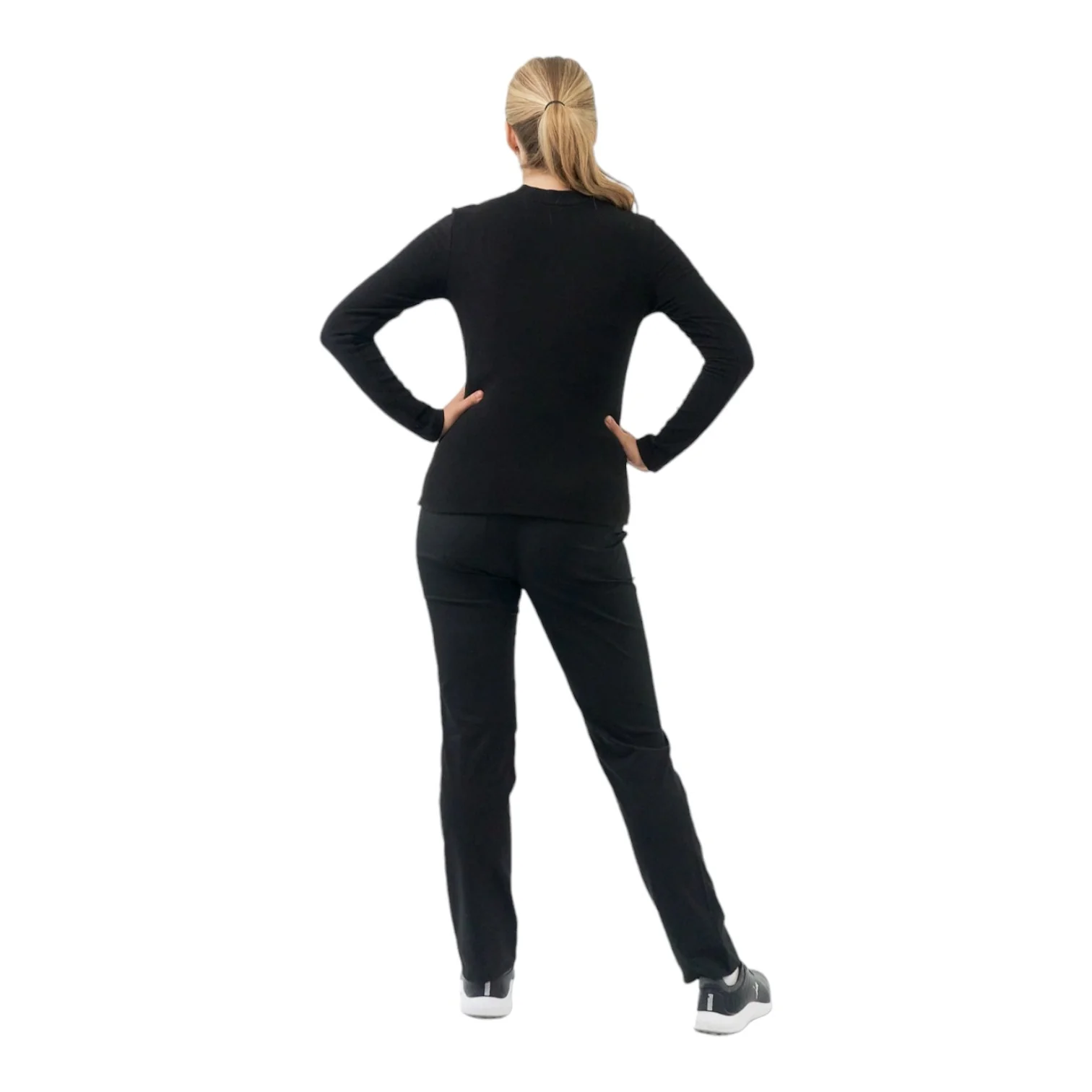 Pure Golf Ladies Fern Super Soft Mini Mock Neck Golf Top PG-38502 - Image 7