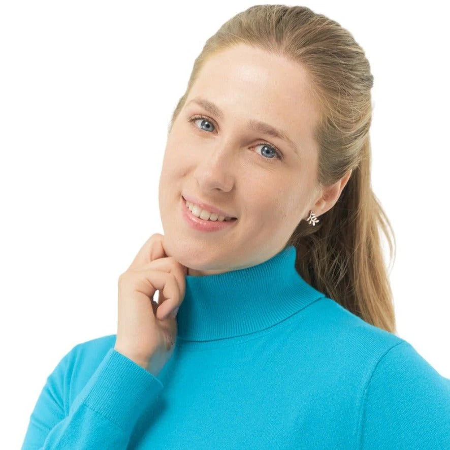 Pure Golf Ladies Glow Golf Roll Neck PG-27005 - Image 5