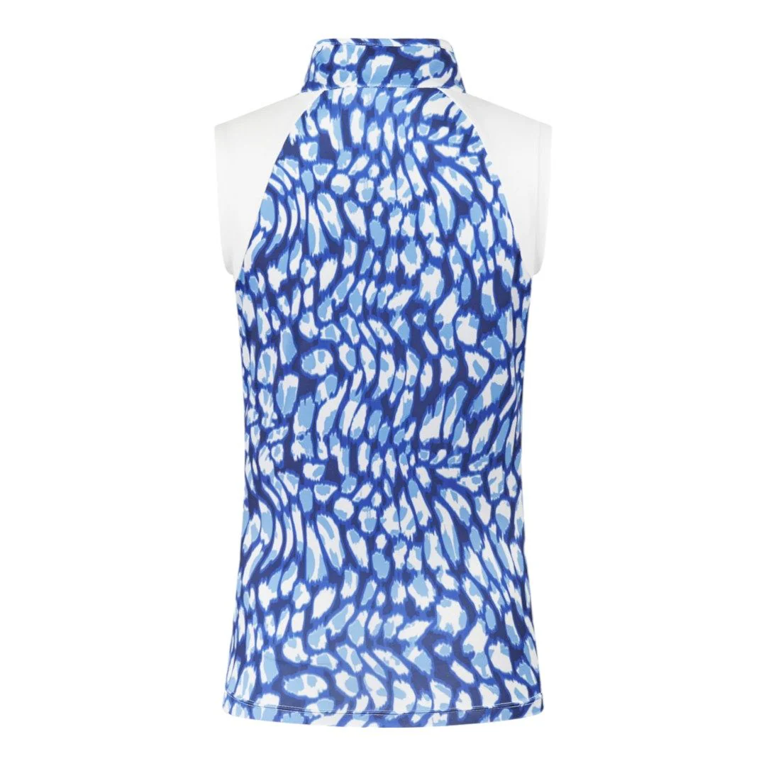 Pure Golf Ladies Hope Sleeveless Golf Polo Shirt PG-42052 - Image 2