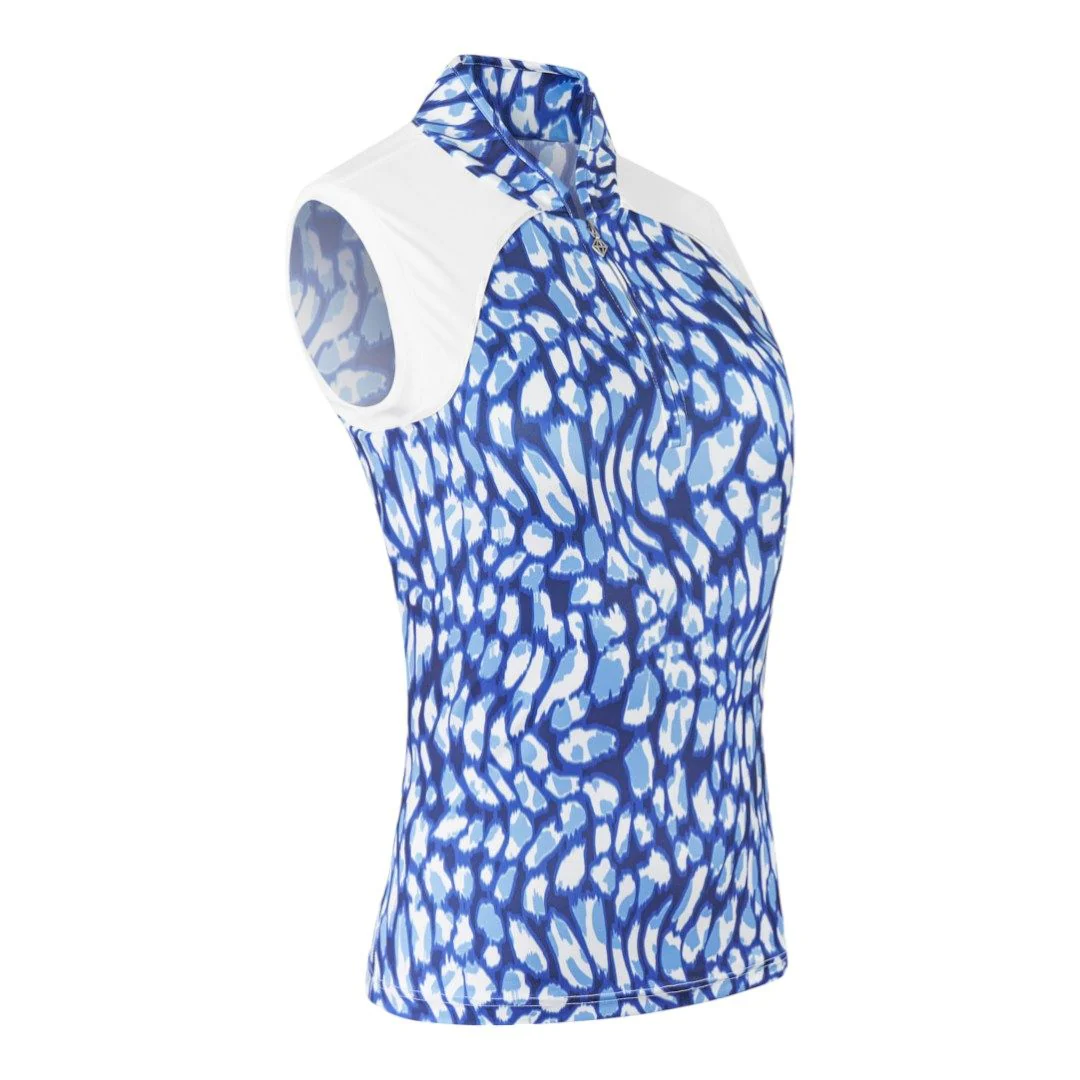 Pure Golf Ladies Hope Sleeveless Golf Polo Shirt PG-42052 - Image 3