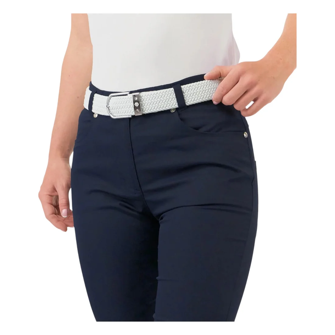 Pure Golf Ladies Paige Woven Stretch Golf Belt PG-99910 - Image 2