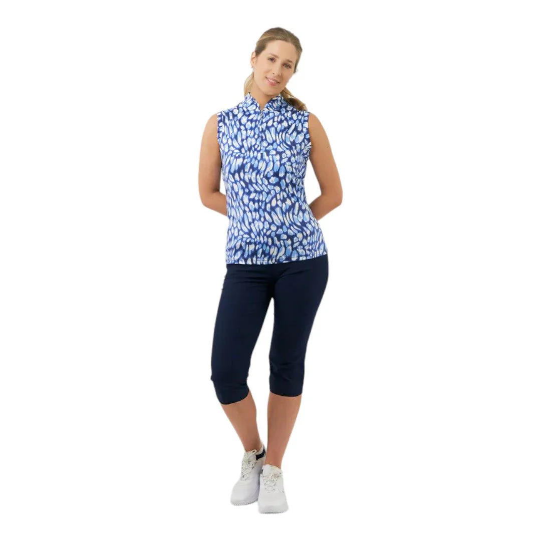 Pure Golf Ladies Rise Sleeveless Golf Polo Shirt PG-42008 - Image 4