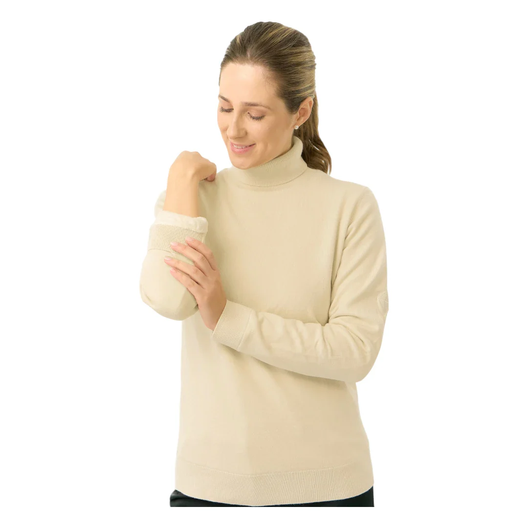 Pure Golf Ladies Sarah Roll Neck Golf Jumper PG-58521 - Image 2