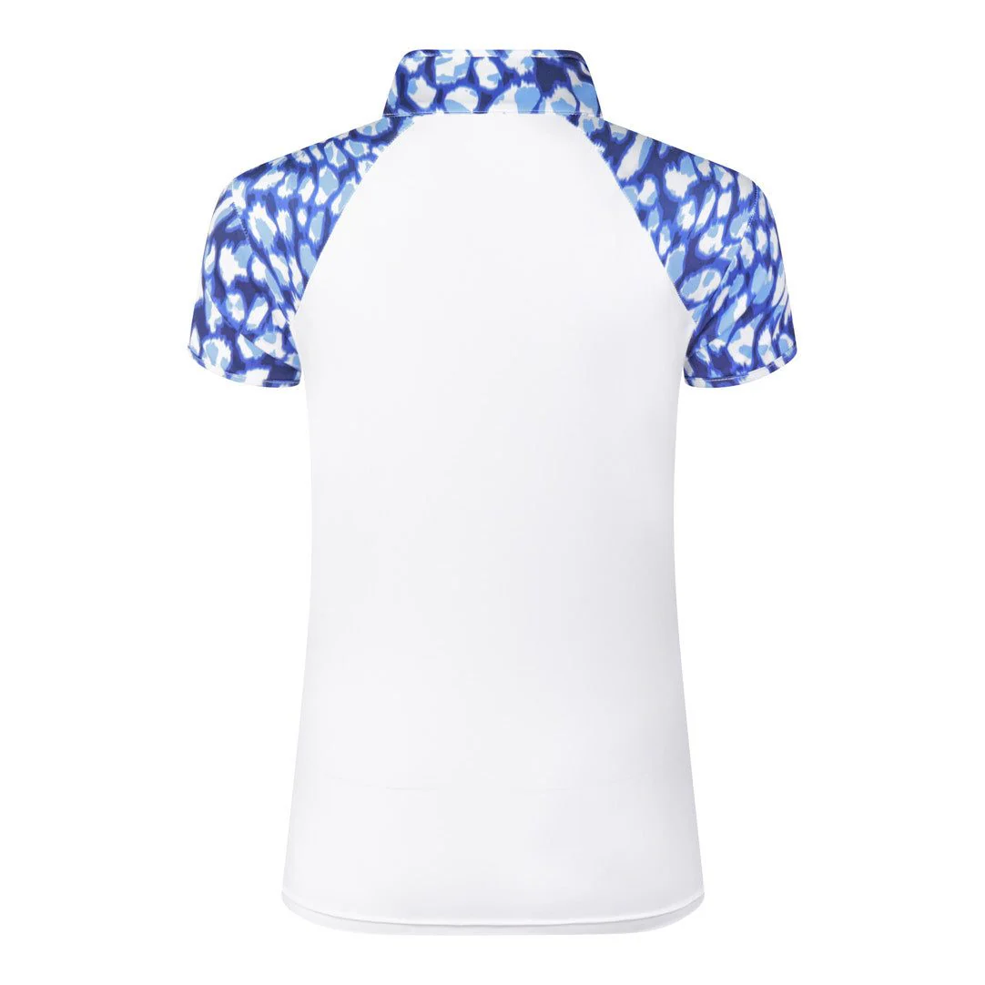 Pure Golf Ladies Spirit Cap Sleeve Golf Polo Shirt PG-42001 - Image 2