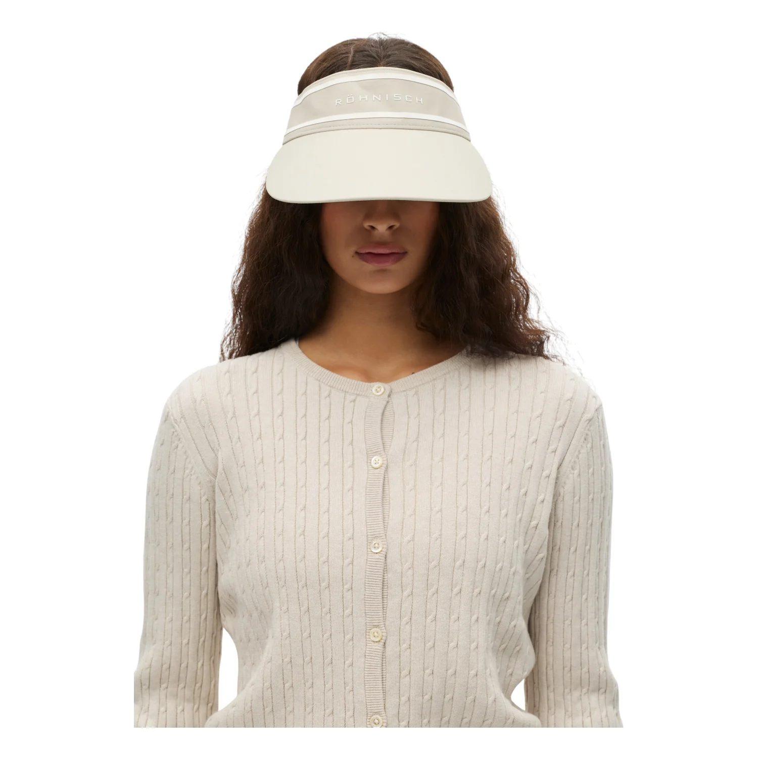 Rohnisch Ladies Classic Cable Golf Cardigan 000874 - Image 2