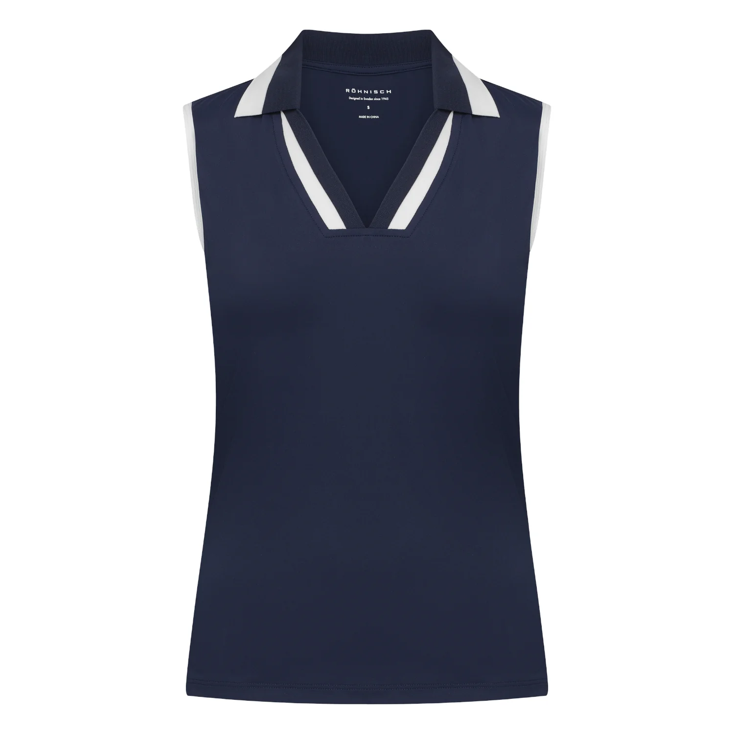 Rohnisch Ladies Essential Sleeveless Golf Polo Shirt 000882 - Image 3